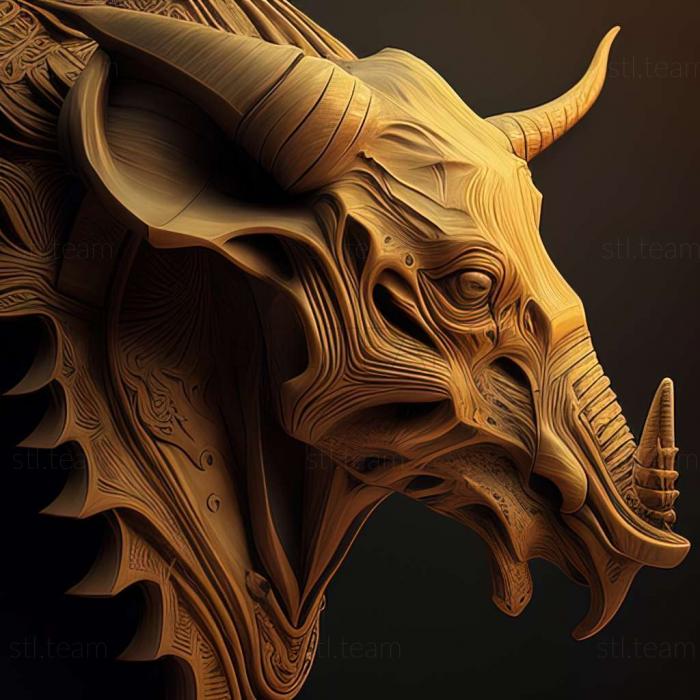 3D модель Pachycerus (STL)